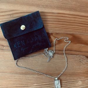 ❌SOLD❌KEN & JAME silver necklace